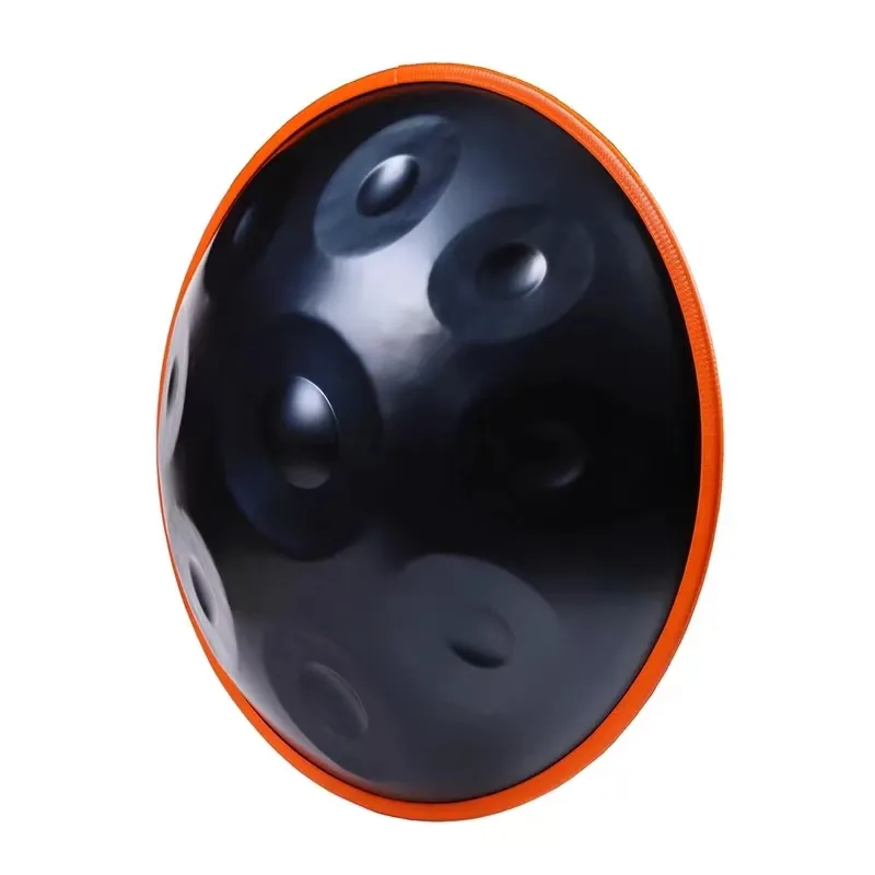 Tamburo Handpan professionale da 9/10 toni 22 pollici D Minore Tamburo per lingua in acciaio blu Meditazione Yoga Tamburi musicali per batteria Strumenti a percussione Regalo