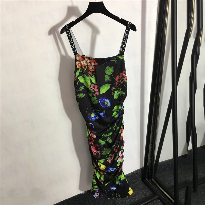 Mode Sexy Sling Jurken Voor Vrouwen Nachtclub Party Slin Strakke Rokken Charm Dames Vintage Print Jurk Kleding