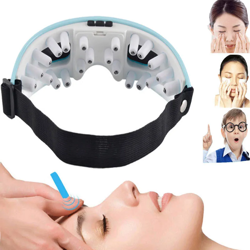 Masseur pour les yeux Masque de soins des yeux de santé électrique Massage vibromasseur machine dispositif d'acupuncture magnétique masseur de vision des rides 221116