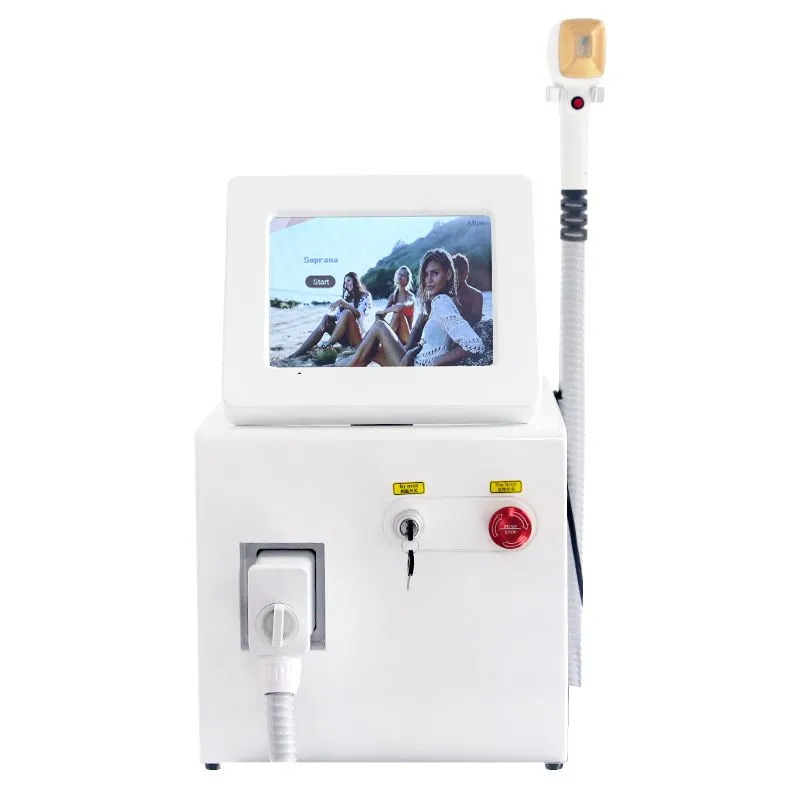 808nm Diode Laser Épilation Machine Saphir Contact Tête De Refroidissement Laser Indolore 755 808 1064 Épilateur