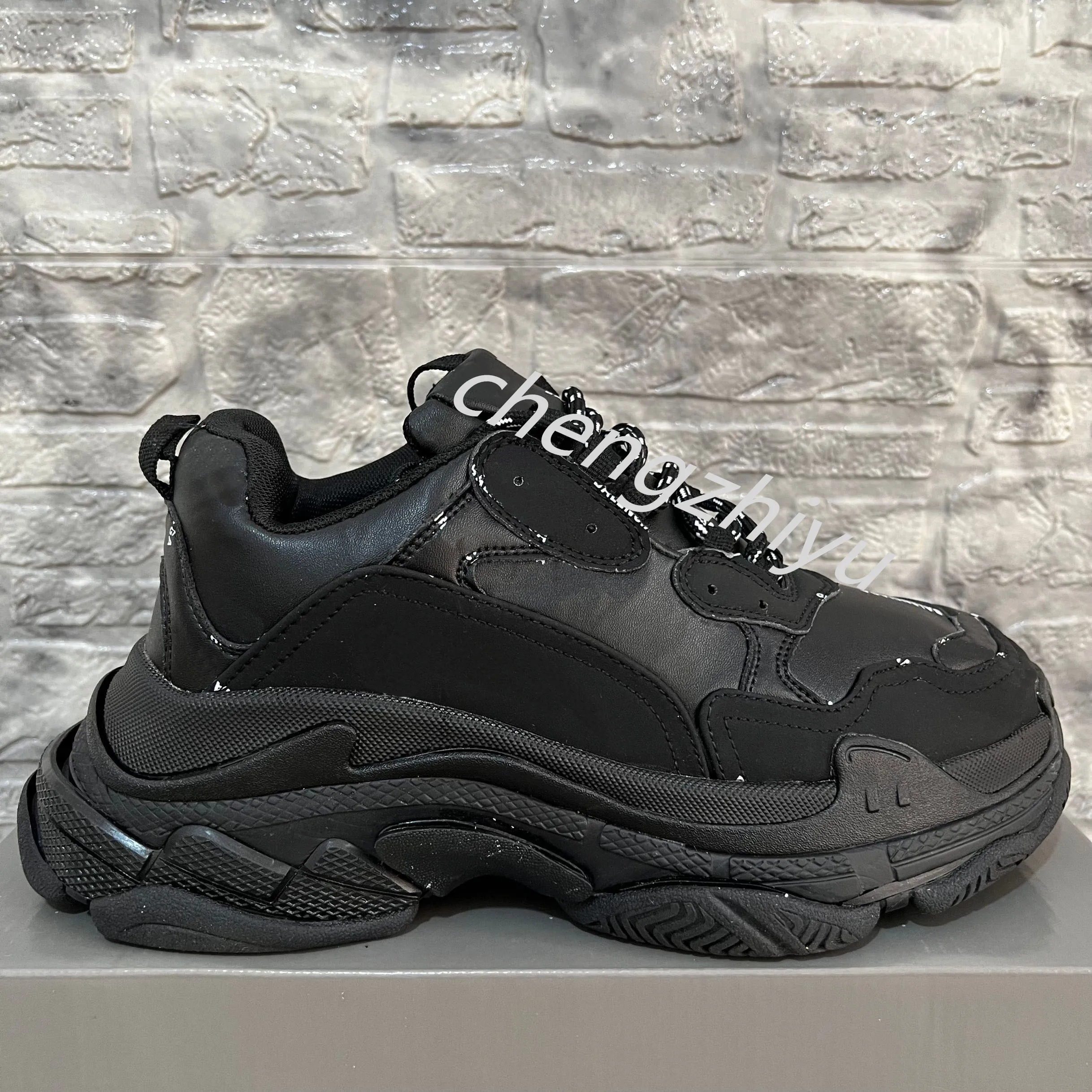 2022 Paris Crystal Bottom Triple S Casual Shoes Dad Platform Sneakers ...