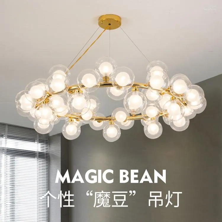 Chandeliers Chandelier Light Modern Glass Luxury Golden Fashion G4 Large