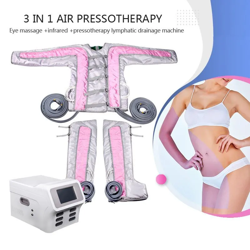 Professionnel 24 Airbag Pressothérapie Pression Amincissant La Machine Corps Infrarouge Façonnant Mince Drainage Lymphatique Massage Corps Entier Detox Minceur Pour La Clinique