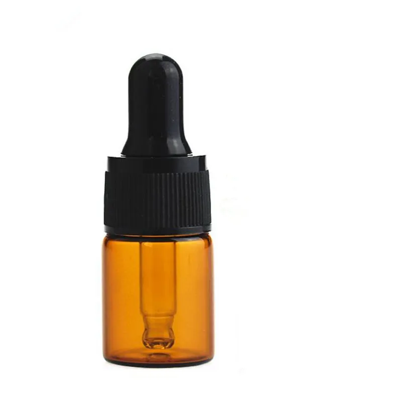 Leere 5 ml 10 ml Braunglas-Tropfflasche, braune Glasflaschen für ätherische Öle F20171789