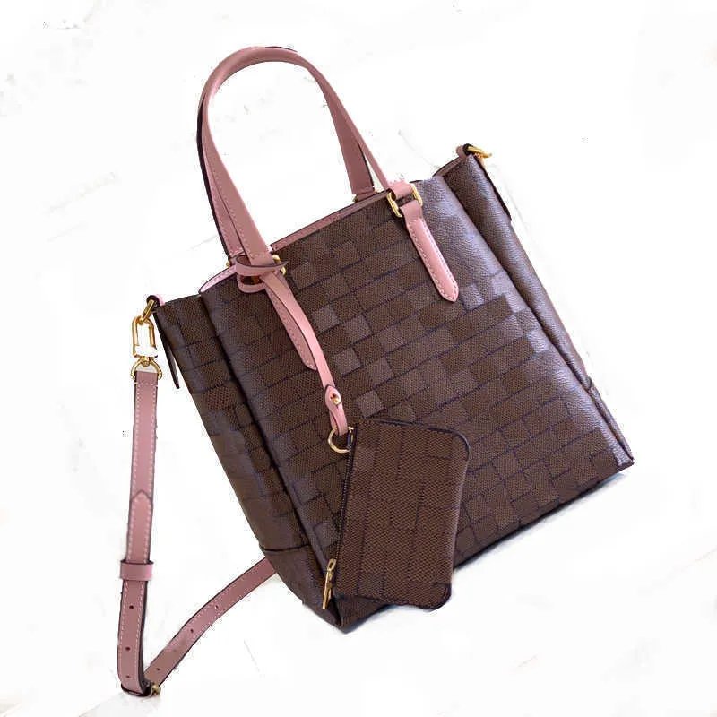 7A Luksusowe portfele Najwyższej jakości lady torby na płótnie płótno w stylu Plaid Styl biznesowy Wyjmowany zamek kieszonkowy Wygodne pakiety Uchwyt B16
