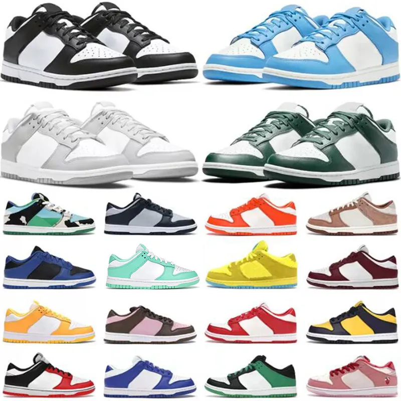 Designer Tênis de Corrida Baixo Tênis Baixo Branco Panda Unc Tênis Coast University Vermelho Kentucky Laser Laranja Syracuse Photon Dust Chunky 36-47