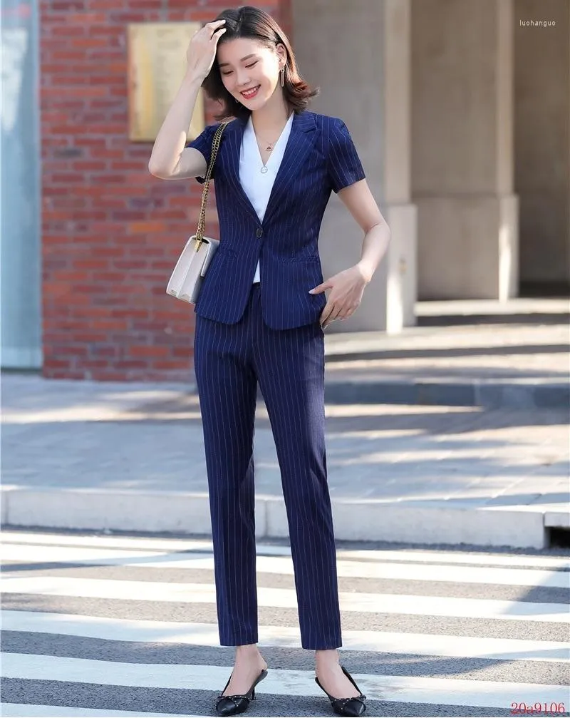 Ladies navy clearance suit