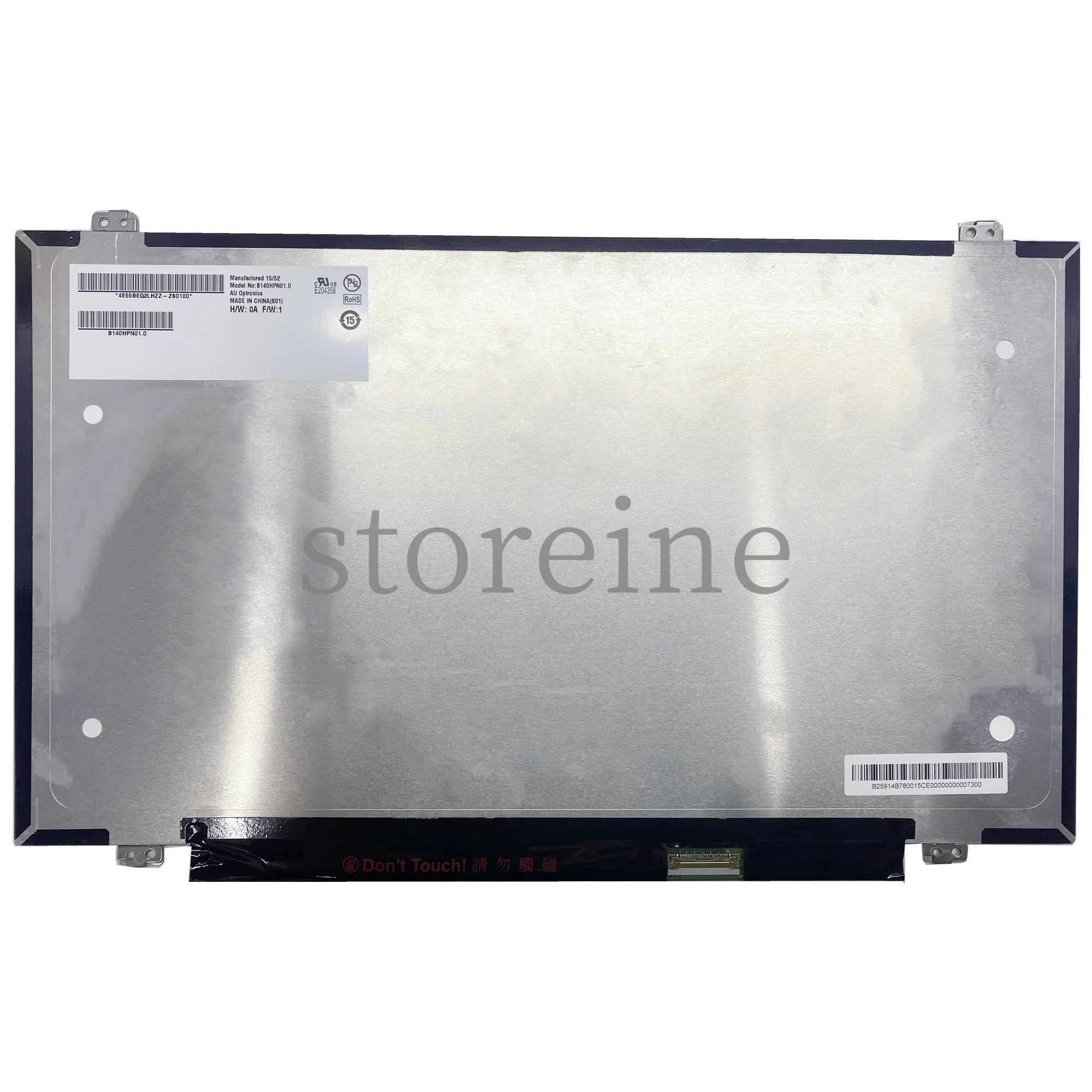 B140HPN01.0 14,0 tum 30pins Laptop LCD -skärm ersättningsdisplaypanel matris