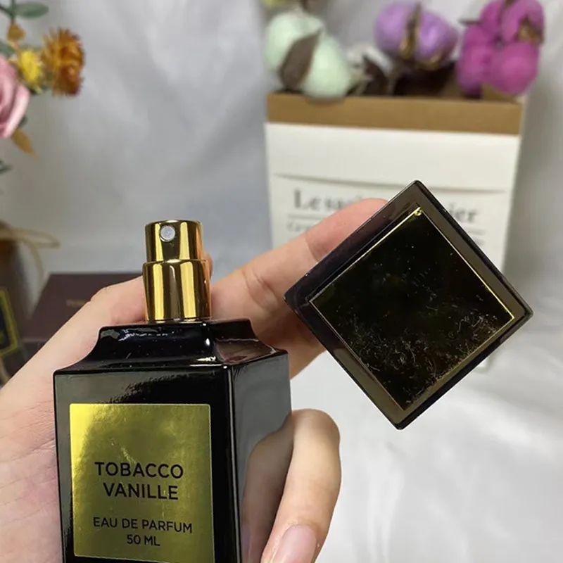 Дизайнерский духи для женщин и мужчин табак Vanille Anti-Perspirant Deodorant 50 мл спрей EDP Natural Unisex Fragrance 1.7 Fl.oz Body Tim Рождество День святого Валентина подарок