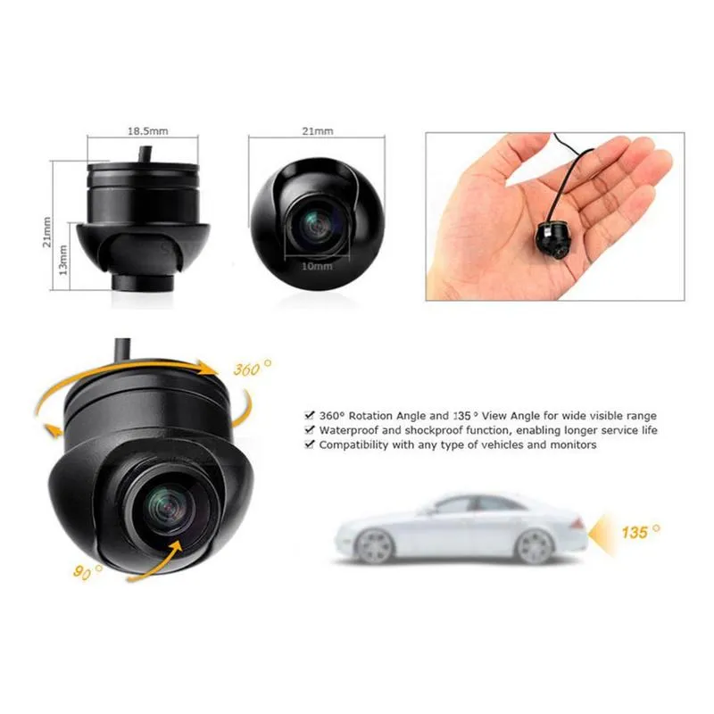 Universal Car Rear View Camera HD Night Vision Auto Reversing Backup ...