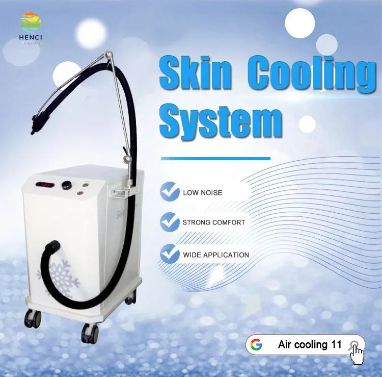 Newly Upgrade Reduce The Pain Beauty Machine Skin Cooling System Cryo Therapy Pain Reliever Skins Cooler Equipment