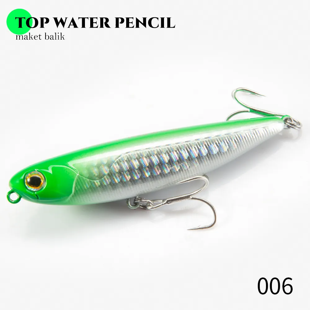 Hunthouse Topwater Pencil Fishing Lure 6090mm, 64124g Surface, Floating  Bait For Seabass And Pike Feeder Night Fishing Lures Saltwater From Zhao09,  $7.72