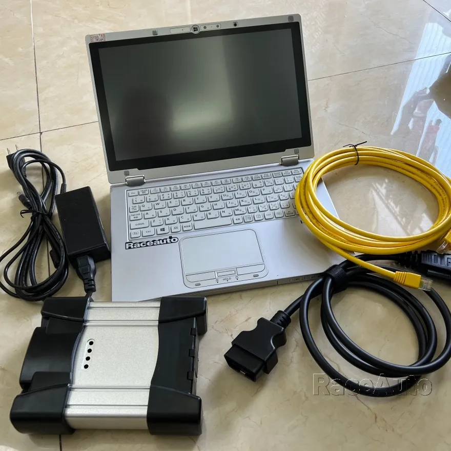 Per BMW ICOM Next Strumento diagnostico con SSD ingegneri V2024.03 in CF-AX2 i5 Tablet PC pronto per l'uso