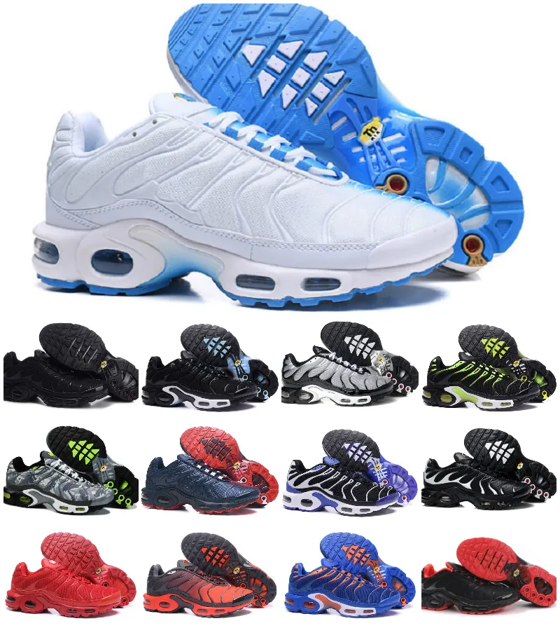 Max Plus Tn Running Shoes Mens TNS Ultra 25th Anniversary Triple Black White Blue Blue Lemon Lime chaussures Airs Requin Bred Designer Sneakers Zapatillaes