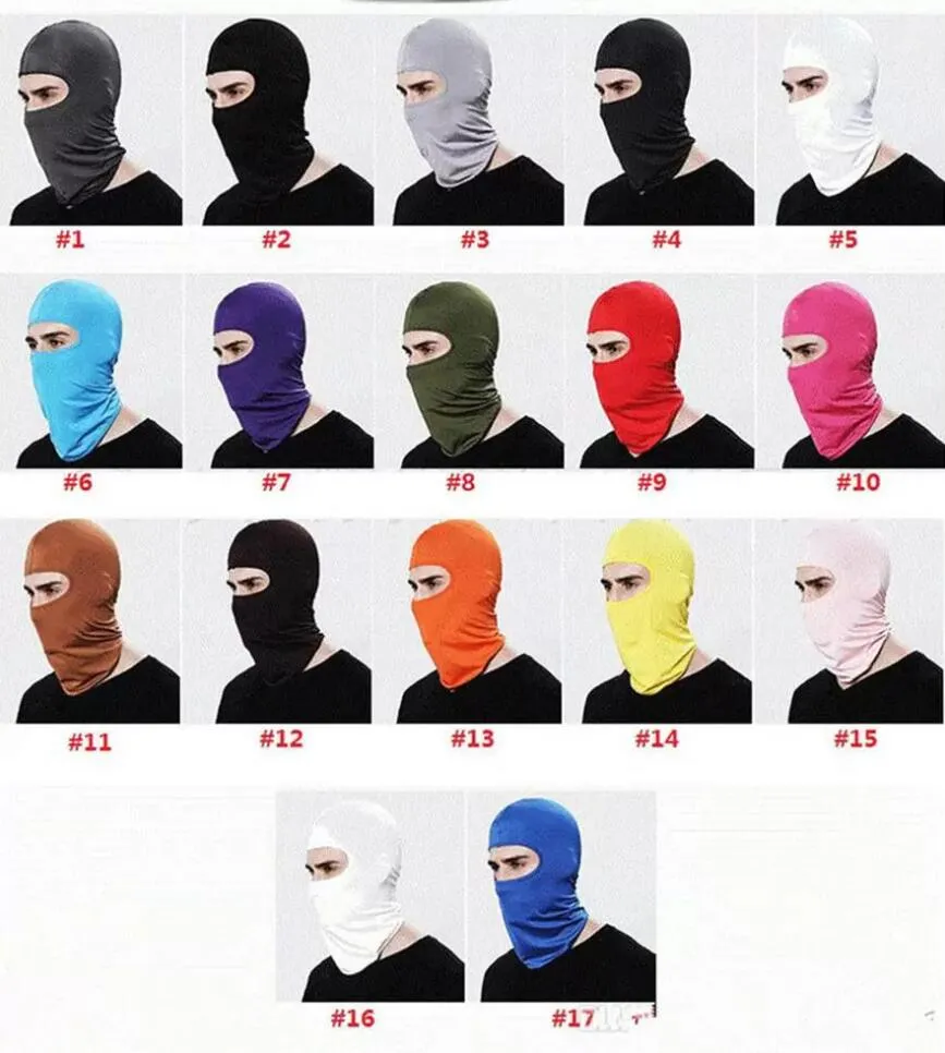 Zwarte autoweding buiten Balaclavas Sporthek Gezicht Masker Ski Snowboard Wind Cap Politie Cycling Motorfietsmasker