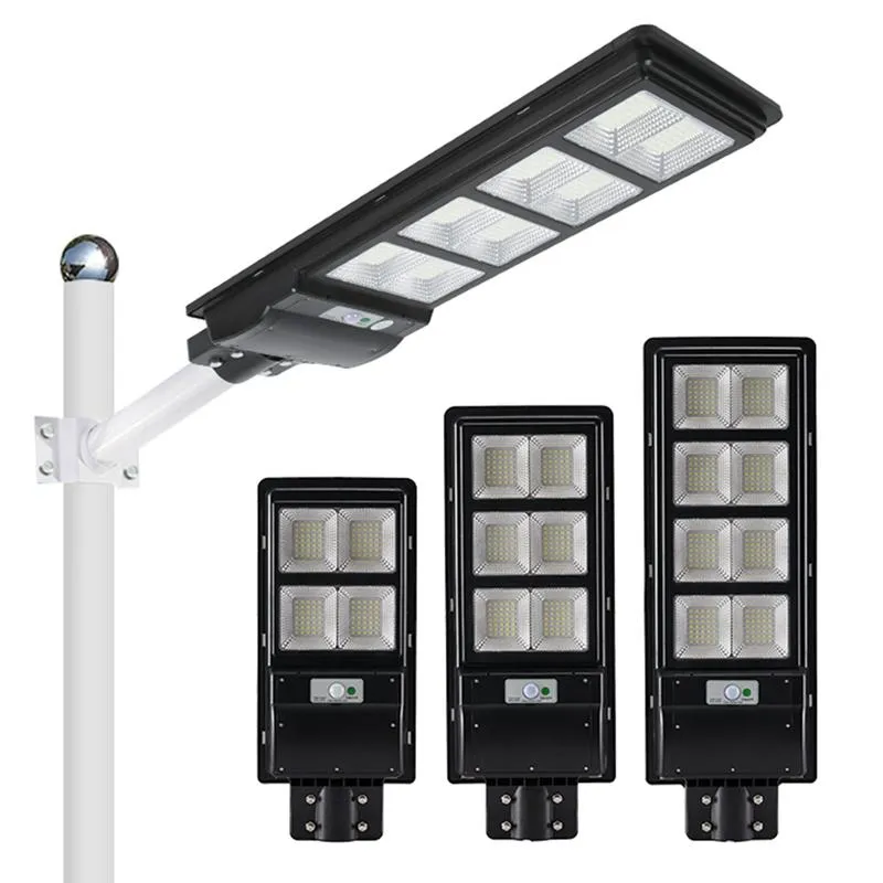 80W 120W 160W LED Solar Street Light Sensore PIR impermeabile IP65 Muro Outdoor Outdoor Paesaggio Luci di sicurezza