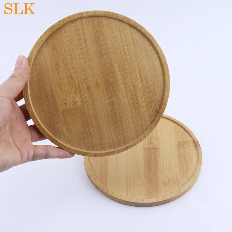 Bamboo Rolling Tray Smoking Accessories Round Trays 155mm For Tobacco Dry Herb Grinder Plate Household Clutter Storage Basin 420