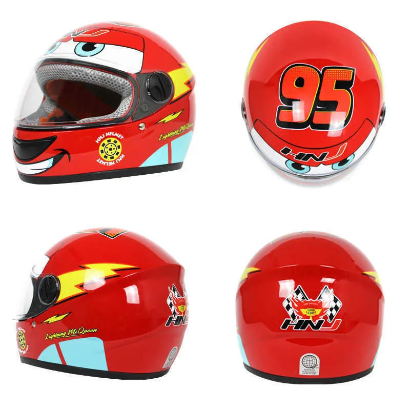Cascos De Ciclismo Casco Para Ninos Motocicleta Casco Moto Invierno Nino Casco Integral Ninos Gorra Segura Casco De Dibujos Animados Lindo Chica Crash Cap Red HNJ 903 T221107 De 31 53 DHgate