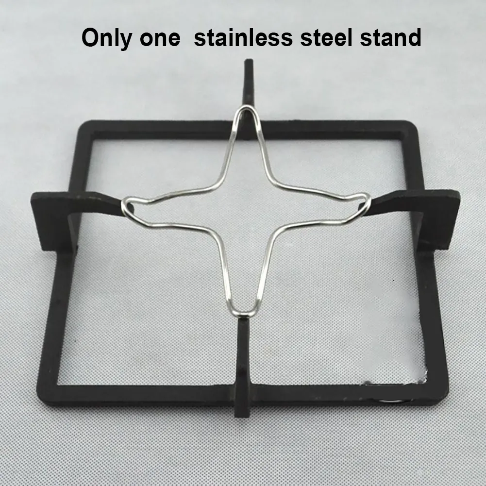 Przybory kuchenne Universal Pat Stand Stand Stalions Gas Gas Stand Support Chrome Splated Stove Top Pot Cafy Maker Akcesoria 221114