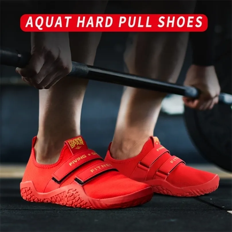 Dress Shoes FIVING Unisex Powerlifting Deadlift Yoga Gym Beach Sports Sumo Sole Portable Sneakers Soft Bottom Training Footwear 221116