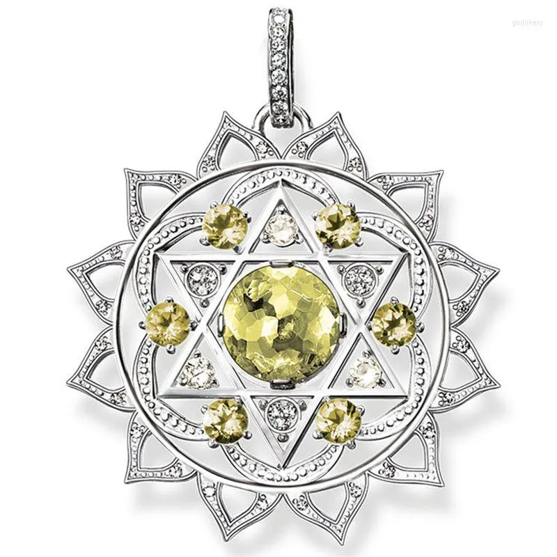 Pendentif Colliers COEUR CHAKRA Ornement Marque De Mode Glam Argent-plaque Bijoux Européenne Bijoux Collier Cadeau Pour Femme