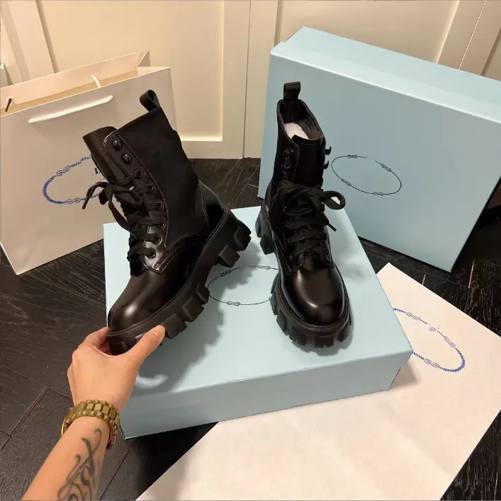 Дизайнерские ботинки Rois Boots Ботинки Martin Ботинки в стиле милитари Pocket Black Bootss Nylon Inspired Combat Размер 35-40