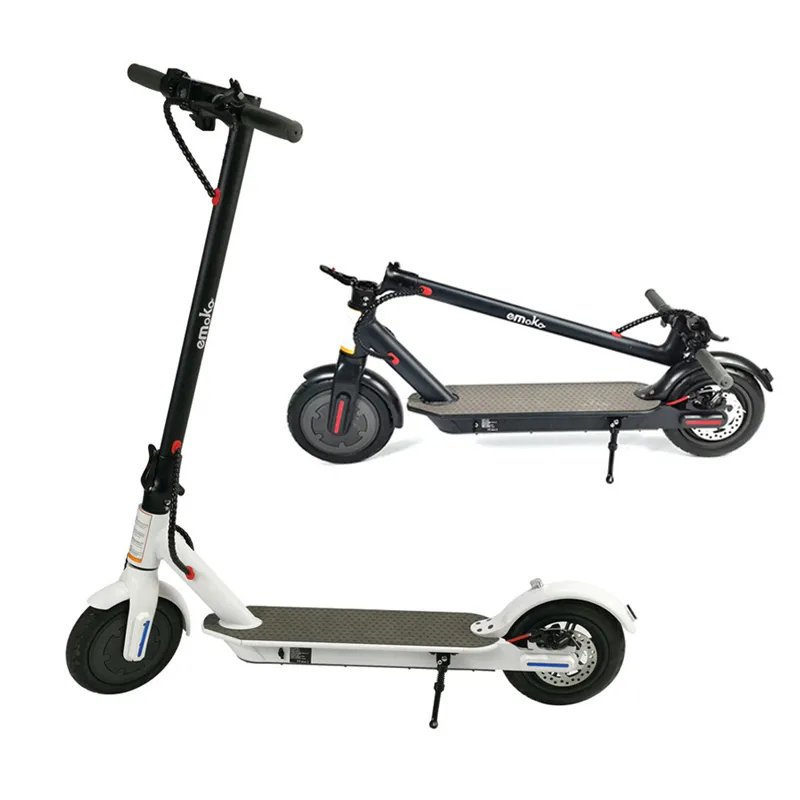 Neue elektrische Smart-Scooter T4 8,5 Zoll 350 W 7,5 Ah faltbares Skateboard elektrische Tretroller wasserdichter Elektroroller 6 Stück