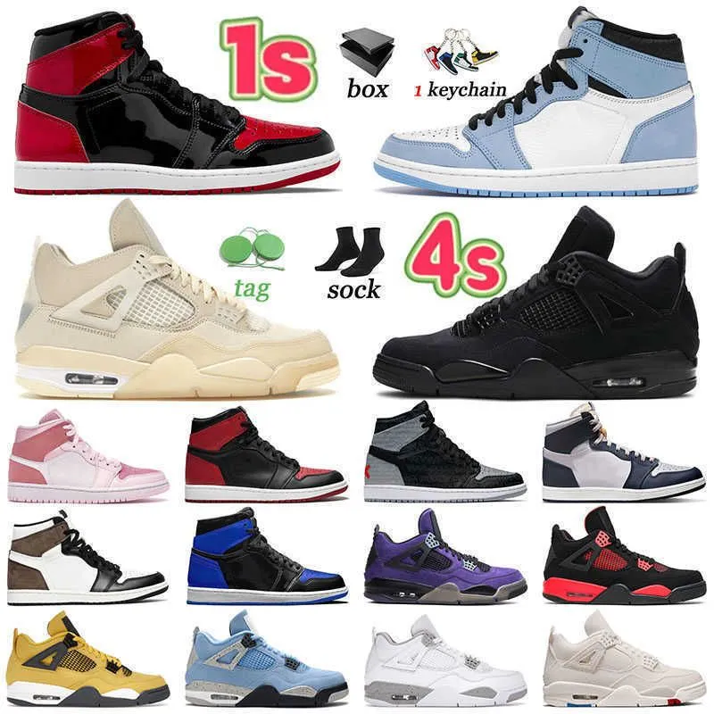 2023 Bred Patent Jumpman 1 Basketballs Sports Shoes Trainers Women 4 ...
