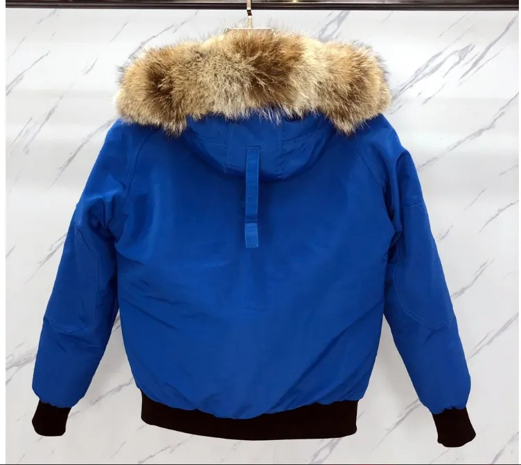 2023 Hombres Chaquetas de invierno Parkas Jassen Chaquetas Ropa exterior Lobo Fur Hoods Manteaus Wyndhams Chaqueta Abrigo Letras Impresas Outwears Canadian Goose SDS5