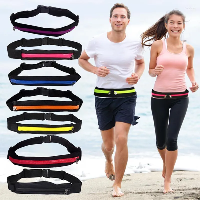 Ceintures sac de Sport poche de taille de course en plein air Jogging cyclisme réglable étanche Anti-vol Pack ceinture de Sport