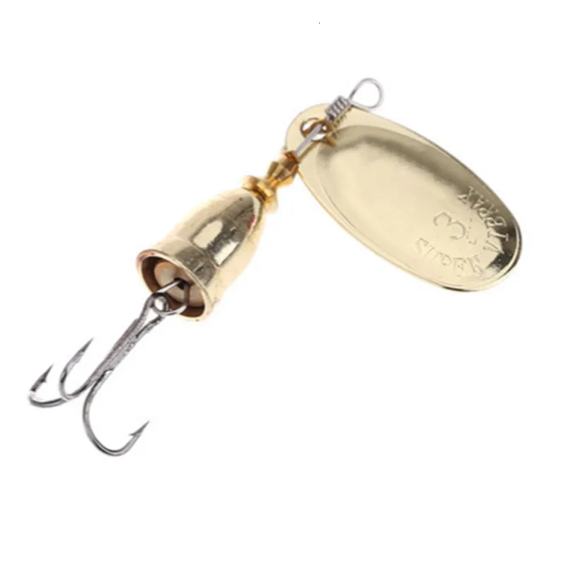 Brass Rotating Spinner Lure For Freshwater Creek Trout Fishing Copper Spout  With Blade And Hard Artificial Spoon Spoon Bait 221116 From Lang09, $5.28