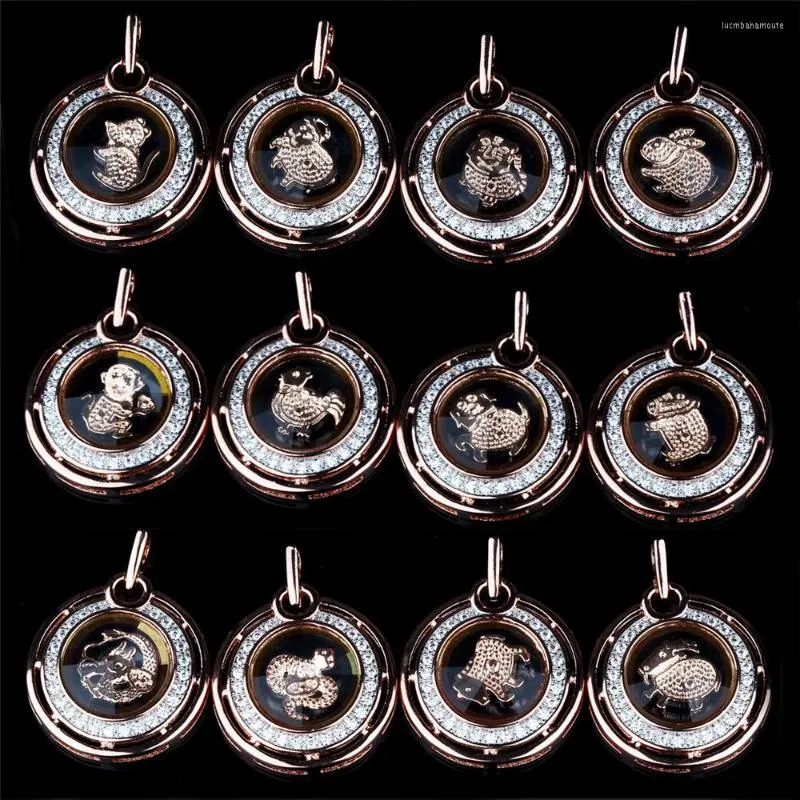 Подвесные ожерелья Loredana Fashion изящное классическое китайское изображение зодиака Возобновляющее ожерелье для женщин. Самая драгоценная девушка