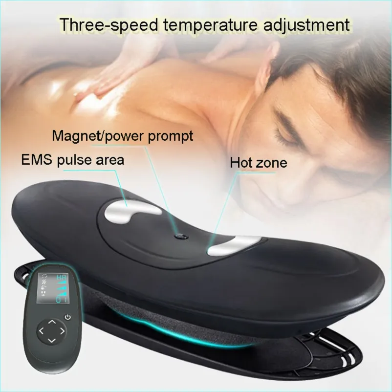 massage vibration website Portable Heated Lower Back Massager Cordless 3 Heat & 5 Vibration Levels  Gift main image 1