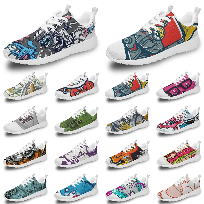 Buty niestandardowe mężczyźni Kobiety bieganie butów DIY DIY Outdoor Sneakers Dostosowane męskie trenerzy Color16