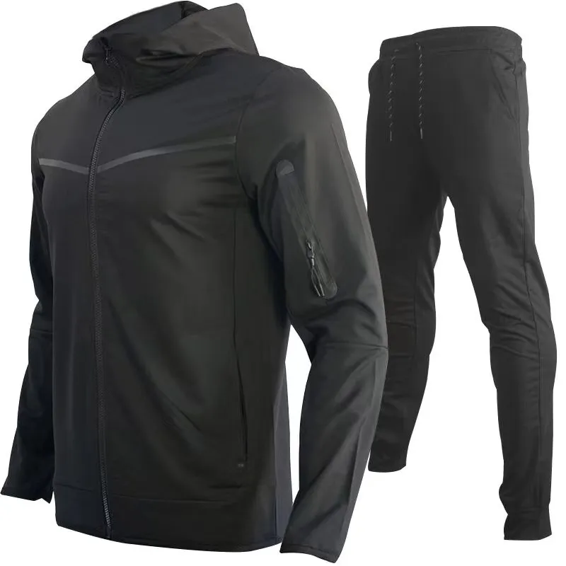 Tech Fleece Men Tracksuit Two Piece Set Designer Training Suit Sports Trousers Hoodie Big And