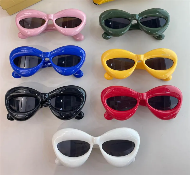 New fashion sunglasses 40097 special design color lips shape frame avant-garde style crazy interesting with case high end quality glasses