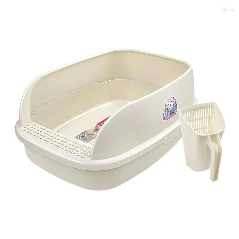 Autres fournitures de chats Silaire déodorant Porte-pinceau de toilette semi-fermé kit d'entraînement en plastique fermé TOALETE Gato Litter Box Furniture EI50CT