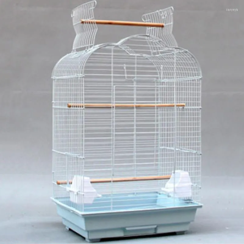 Stainless Steel Parrot Cage Luxury Large Cage Stainless Steel Parrot Outdoor Rectangle Metal