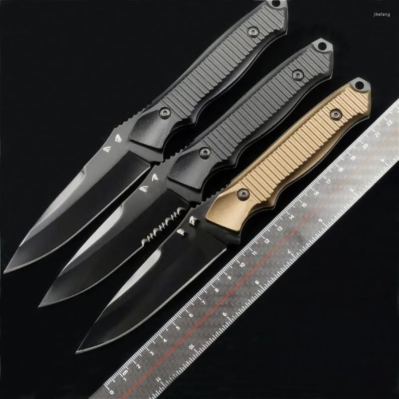Video Door Phones Outdoor BM 140BK Hunting Tactics Straight Knife High Quality Camping Small Military Knives
