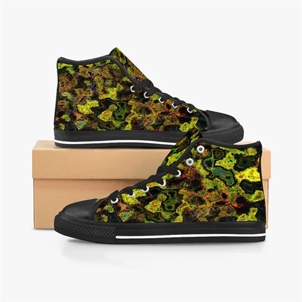 GAI GAI GAI Mens Custom Shoes Designer Canvas Women Sneakers Hand Painted Multi Fashion Shoe Mid Trainer