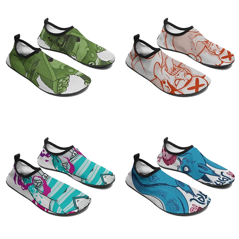 Gai Gai Design Niestandardowe dla męskich damskich butów wodnych DIY Multicolor Białe czarny niebieski oddychający trampki modowe promocja Gai