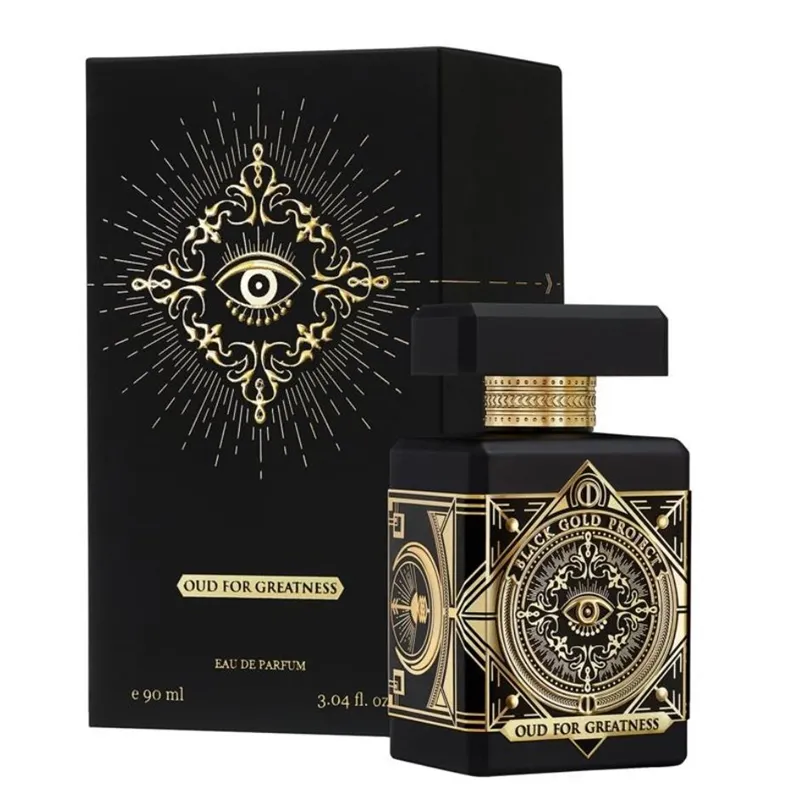Factory Direct Luxury Brand Perfym Balck Gold 90 ml Parfums Prives Oud For Greatness Parfyes Eau de Parfum 3fl.oz långvarig lukt edp män kvinnor Köln doft