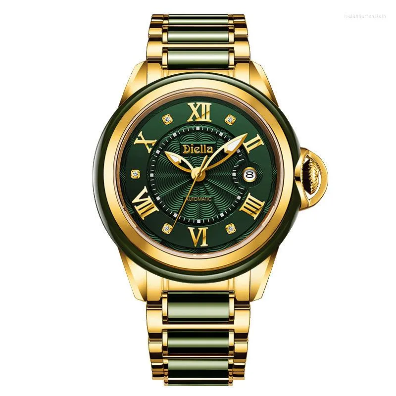 Guarda orologi da polso Swiss Luxyry Luxury Adiya MECCANICA MECCANICA MECHINA PULEVAMENTO 4HKO
