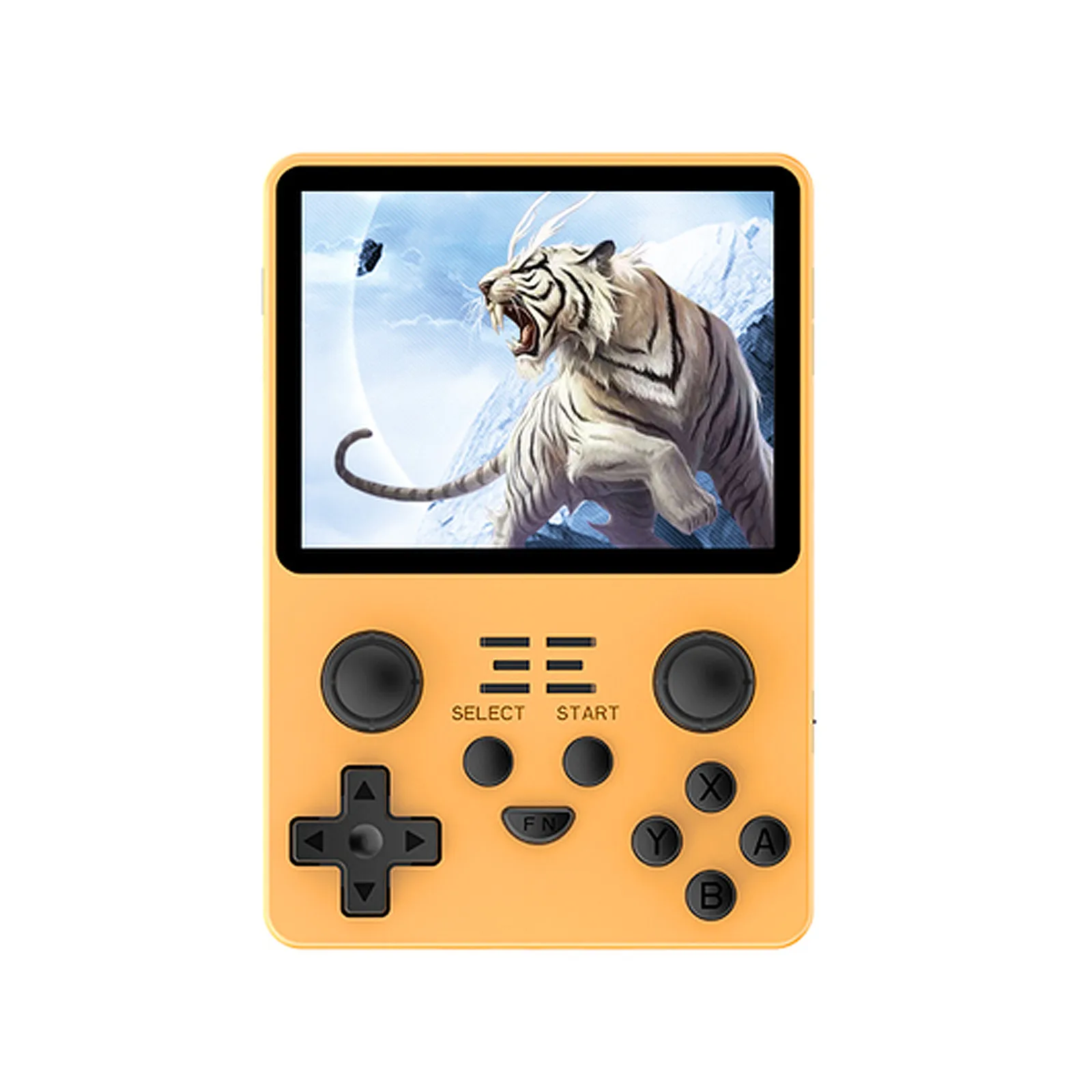 Powkiddy RGB20S Handheld-Spielekonsole, Retro-Game-Player, Open-Source-System, integrierte 15000 Spiele, 3,5-Zoll-IPS-Bildschirm, 3500-mAh-Akku