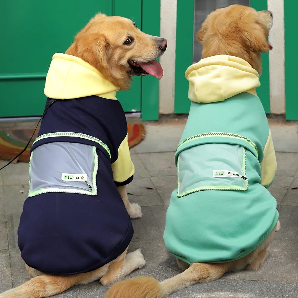 Jaqueta de capuz grossa para cães de vestuário para cães para Medium Labrador Autumn Winter Roupos de moda de moda de moda de moda de estimação fornecedores de casaco de estimação 221114