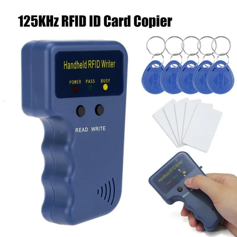 Access Control Card Reader RFID Duplicator Card Reader 125KHz EM4100 Copier Writer Video Programmer T5577 Rewritable ID Keyfobs EM4305 Tags Card 221117
