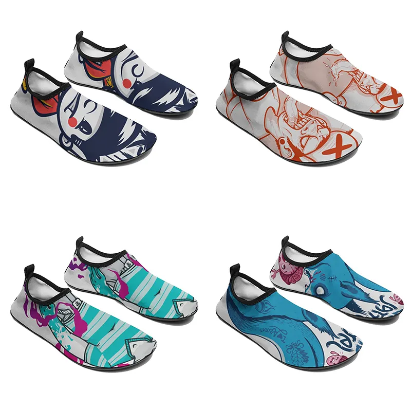 gai gai gai 2023 디자이너 mens 여자 물 신발 DIY 맞춤형 멀티 컬러 화이트 블랙 레드 통기성 패션 운동화 프로모션