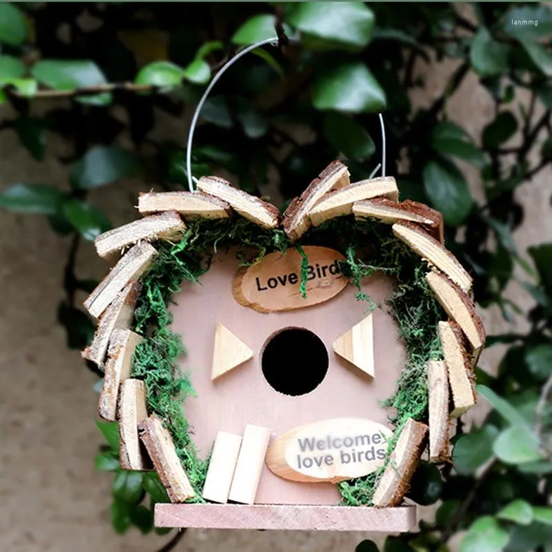 Vogelkooien houten kleine kooi papegaai rechthoek fokhuizen buiten reizen gabbia per uccelli birdcage decoratie dl60nl