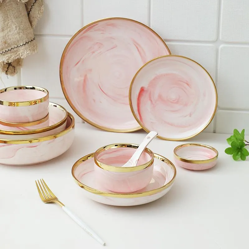 Pink crockery dinner sets deals