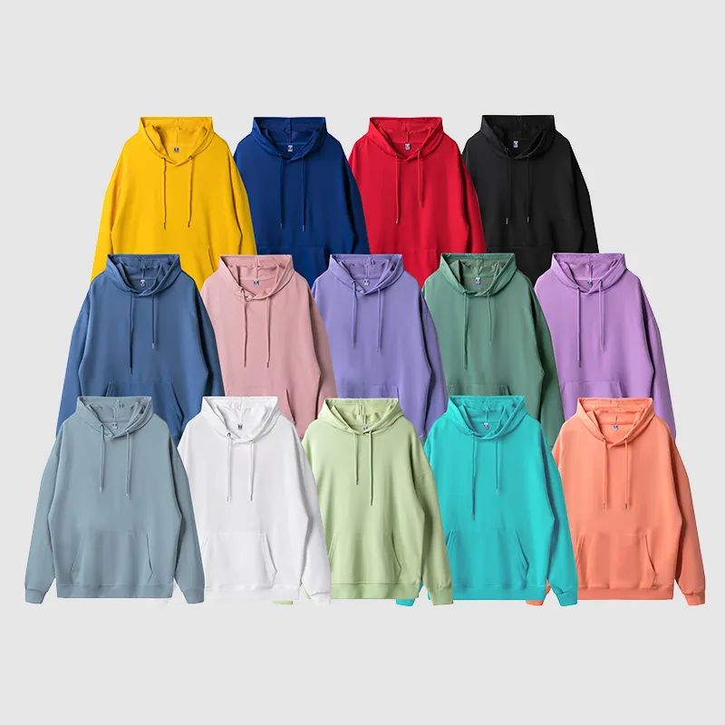 Sudaderas con capucha para hombre Sudaderas INFLACIÓN Camisetas básicas con capucha Unisex Multicolor Clásico Ajuste regular Camisetas ligeras 260 g / m2 Jerseys a juego 221117